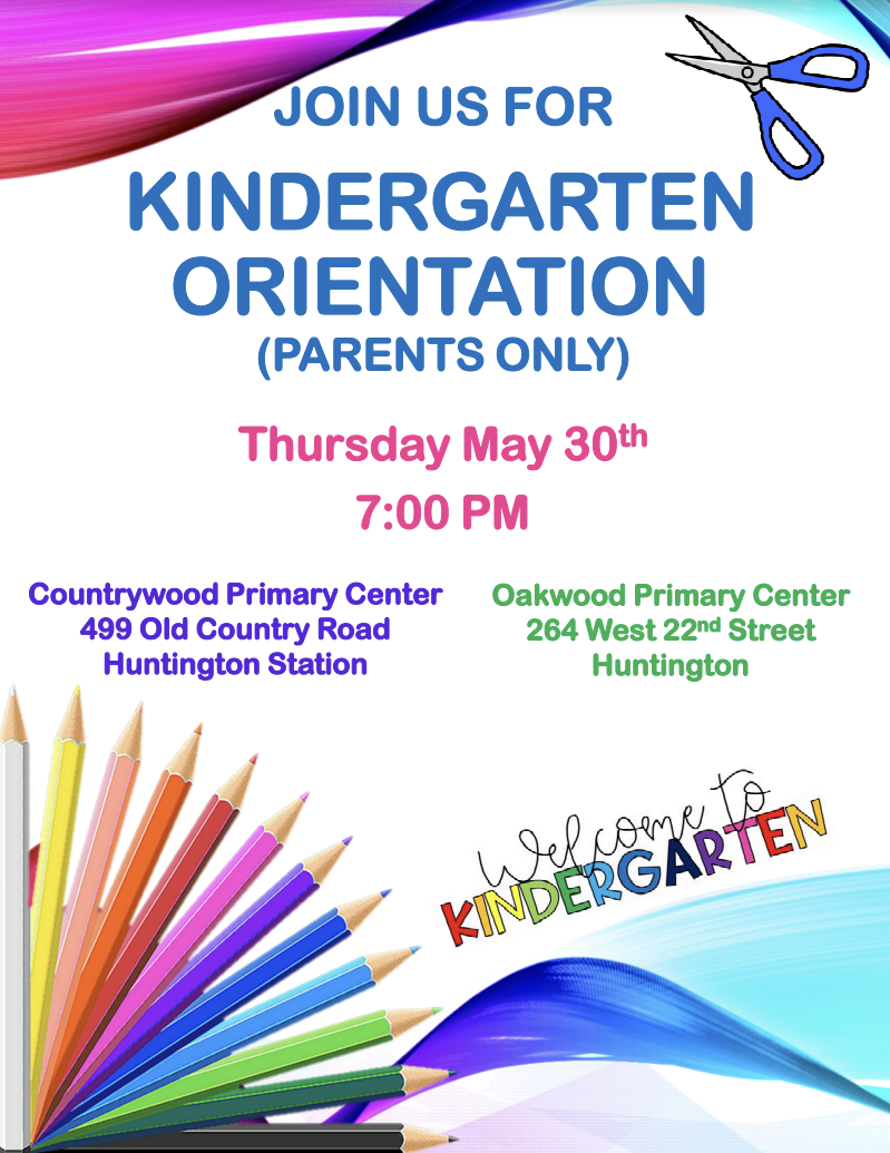 Kindergarten Orientation 2024